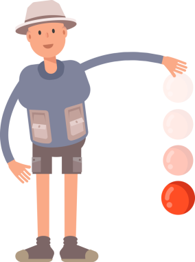 Turist Karakteri Atış Balosu