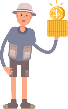 Turist Karakteri Dolarlık Bozukluklar Tutuyor