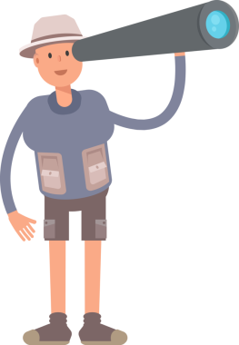 Dürbün Kullanılan Turist Karakteri