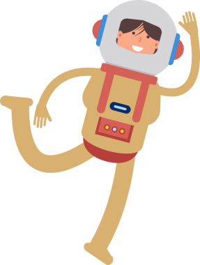 Astronot Atlama ve Uçma Karakteri