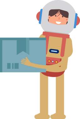 Astronot Karakter Tutma Kutusu