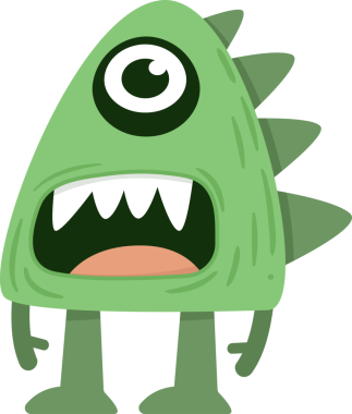 Canavar Çizgi Filmi Çizimi