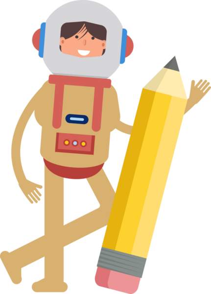 Astronot Karakteri ve Kalem