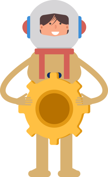 Astronot Karakteri Tutma Teçhizatı