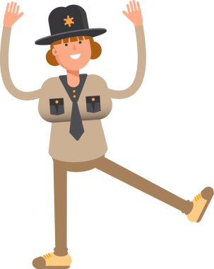 Kadın Şerif Karakteri Rahatlatıcı Resimler