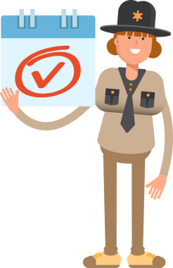 Kadın Şerif Karakteri ve İşaretleme İşareti