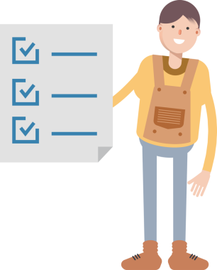 Erkek Karakter ve Kontrol Listesi Belgesi