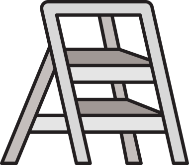 Adım Tabure Simgesi Clipart