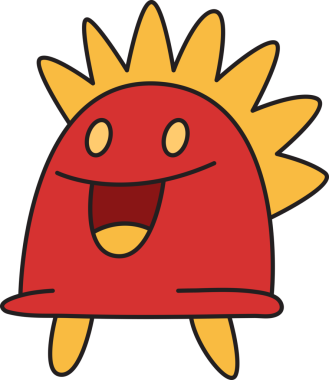 Doodle Canavarı Karakteri Çizimi