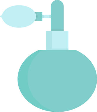 Püskürtme Parfüm Şişesi Çizimi