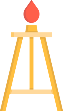 Ateşi Rafineriye Yığını Simgesi