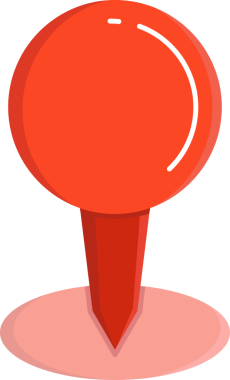 Konum Push Pin Simgesi