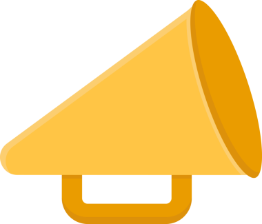 Megafon Simgesi İllüstrasyon Clipart