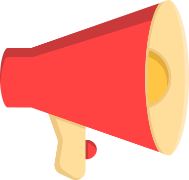 Megafon Simgesi İllüstrasyon Clipart