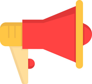 Megafon Simgesi İllüstrasyon Clipart