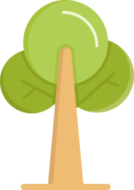 Ağaç Simgesi Simgesi Clipart