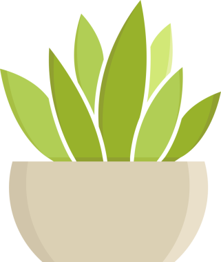 Ev Bitkisi Otu Simgesi Clipart