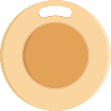 Yuvarlak Kesme Tahtası Simgesi Clipart