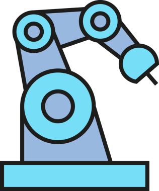 Robotik Kol Simgesi Clipart