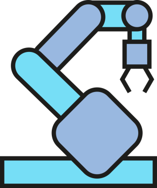 Endüstriyel Robot Simgesi Clipart