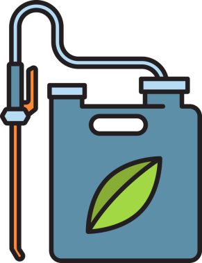 gübre püskürtücü simge clipart