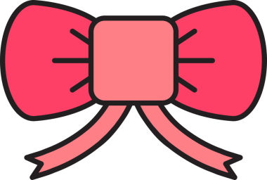 Pembe Bowtie Illustration Clipart