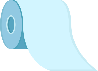 Tuvalet kağıdı illüstrasyonu