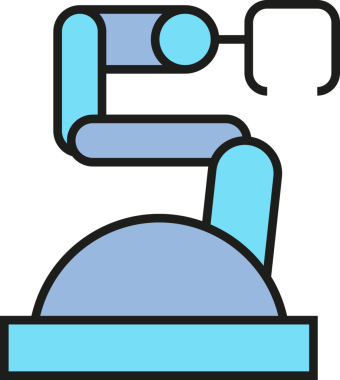 Robotik Kol Simgesi Clipart