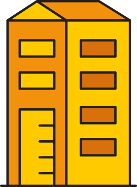 Apartman Binası Simgesi Clipart