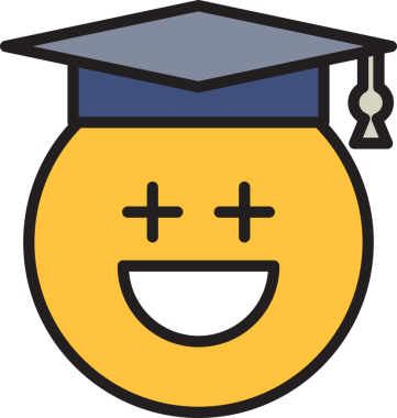 Göz Kırp Öğrenci Emoji Simgesi