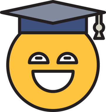 Mezuniyet Emoji Simgesi Clipart