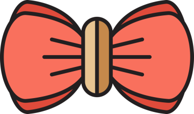 Pembe Bowtie Illustration Clipart