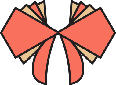 Dekoratif Bowtie İllüstrasyon Clipart