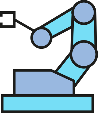 Robotik Kol Simgesi Clipart