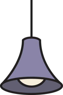 Tavan Lambası Simgesi Clipart