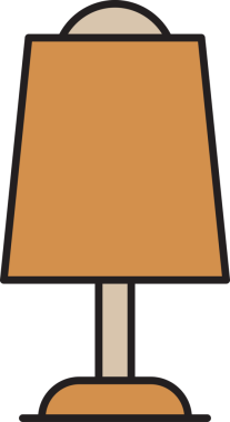 Yatak başı Lambası Simgesi Clipart