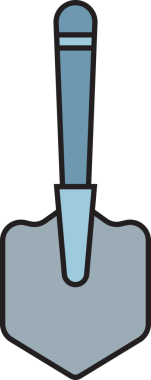 Kürek Aracı Simgesi Clipart