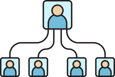 Organizasyonel Hiyerarşi Simgesi Clipart