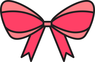 Dekoratif Bowtie İllüstrasyon Clipart