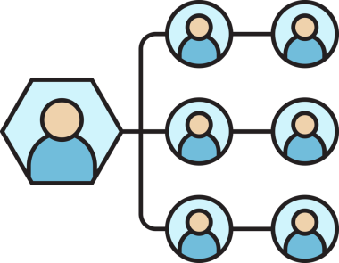 Organizasyon Yapısı Diyagramı Simgesi