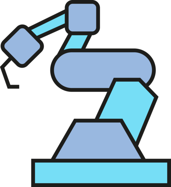 Endüstriyel Robot Simgesi Clipart