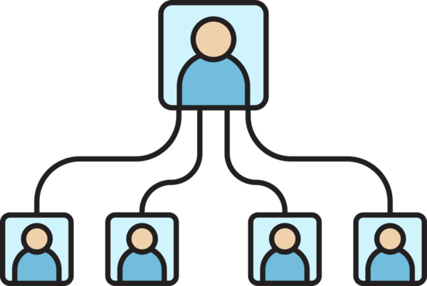 Organizasyonel Hiyerarşi Simgesi Clipart