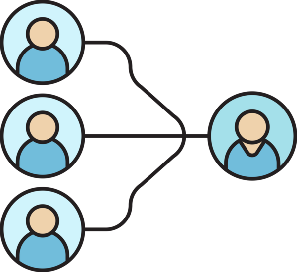 Organizasyonel Hiyerarşi Simgesi Clipart