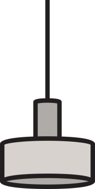 Tavan Lambası Simgesi Clipart