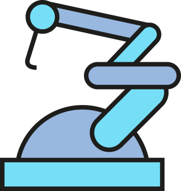 Robotik Kol Simgesi Clipart