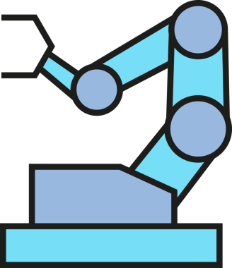 Robotik Kol Simgesi Clipart