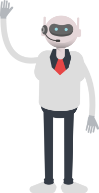 Operatör Robot Karakteri Tebrik Resimleri