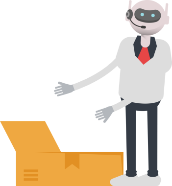 Operatör Robot Karakteri Açma Kutusu