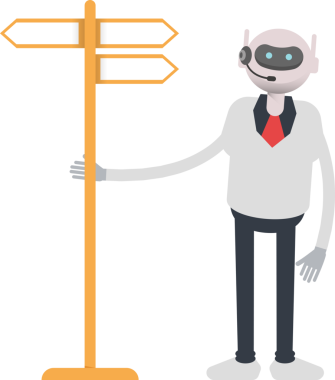 Operatör Robot Karakteri ve İmza Gönderi