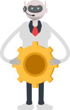 Operatör Robot Karakteri Vites Tutma Aracı